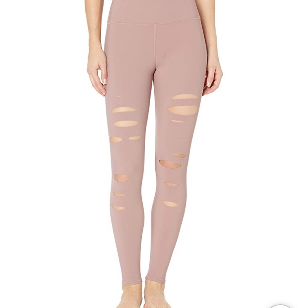 Alo Yoga High Waist Ripped Warrior Legging